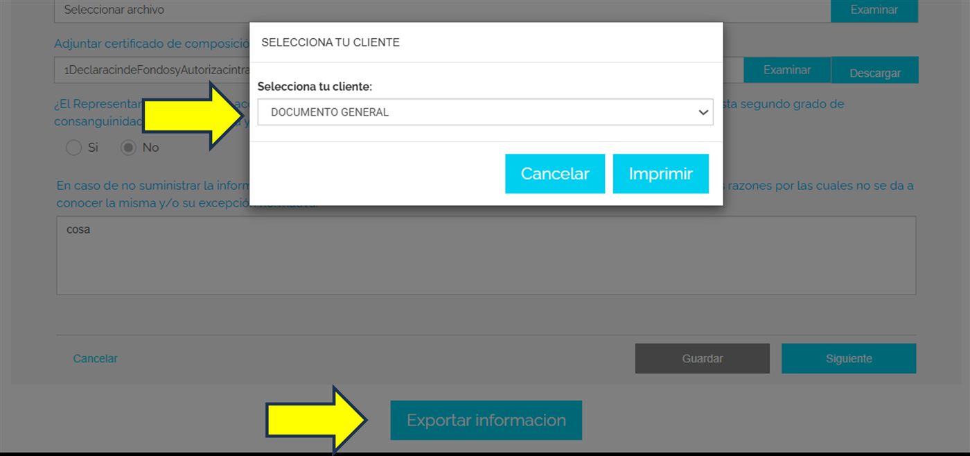 Captura de Portal 1K — Exportar el documento a PDF